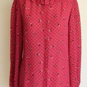Koret Red Blouse with Pattern
